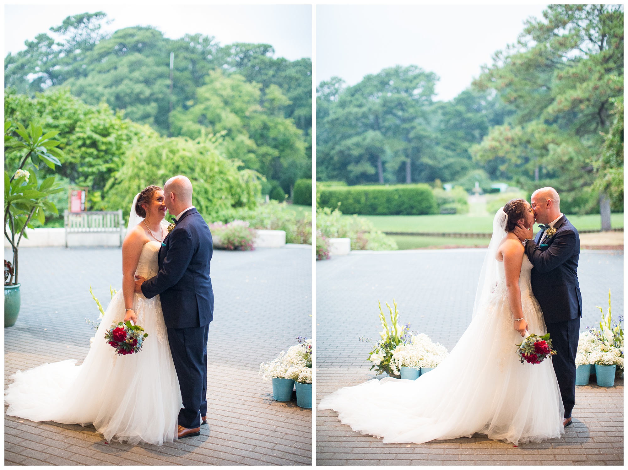 Karissa Andrew Norfolk Botanical Garden Wedding